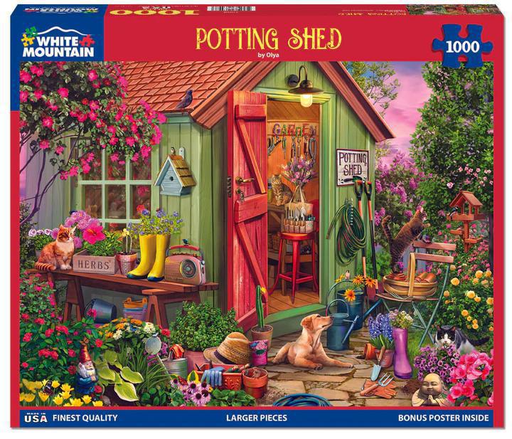 White Mountain Jigsaw Puzzle | Potting Shed 1000 Piece White Mountain Jigsaw Puzzle | Potting Shed 1000 Piece