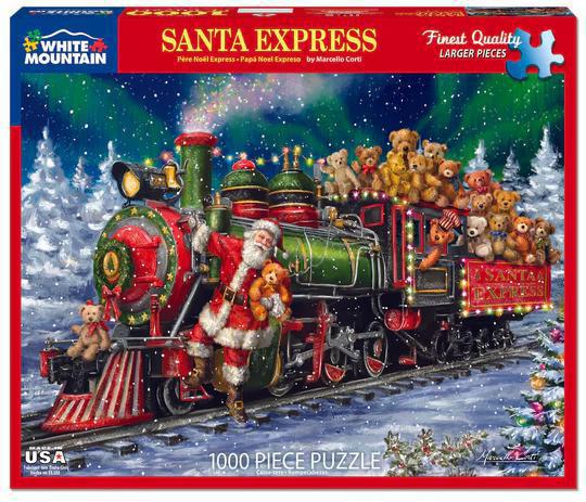 White Mountain  Jigsaw Puzzle | Santa Express White Mountain  Jigsaw Puzzle | Santa Express