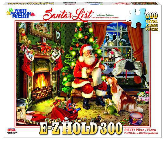 White Mountain Jigsaw Puzzle | Santa's List White Mountain Jigsaw Puzzle | Santa's List