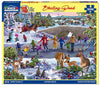 White Mountain  Jigsaw Puzzle | Skating Pond - Seek & Find White Mountain  Jigsaw Puzzle | Skating Pond - Seek & Find