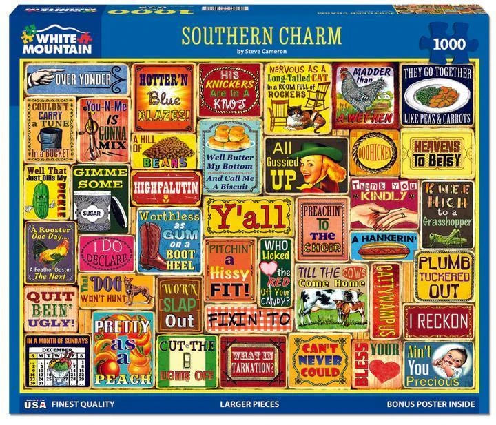 White Mountain  Jigsaw Puzzle | Southern Charm White Mountain  Jigsaw Puzzle | Southern Charm