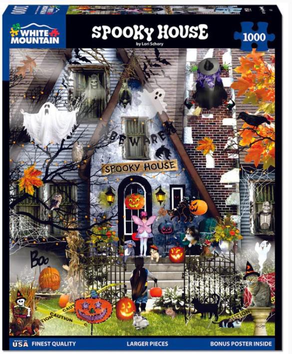 White Mountain Jigsaw Puzzle | Spooky House