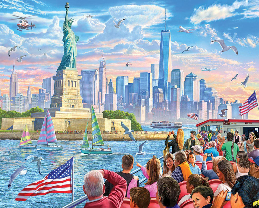 White Mountain Jigsaw Puzzle | Statue of Liberty 1000 Piece