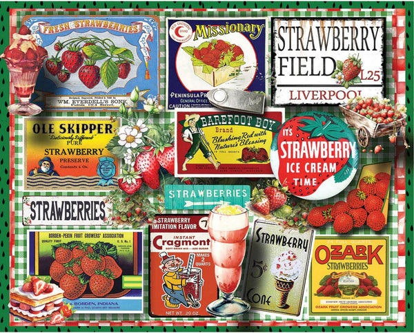 White Mountain Jigsaw Puzzle | Strawberries 1000 Piece