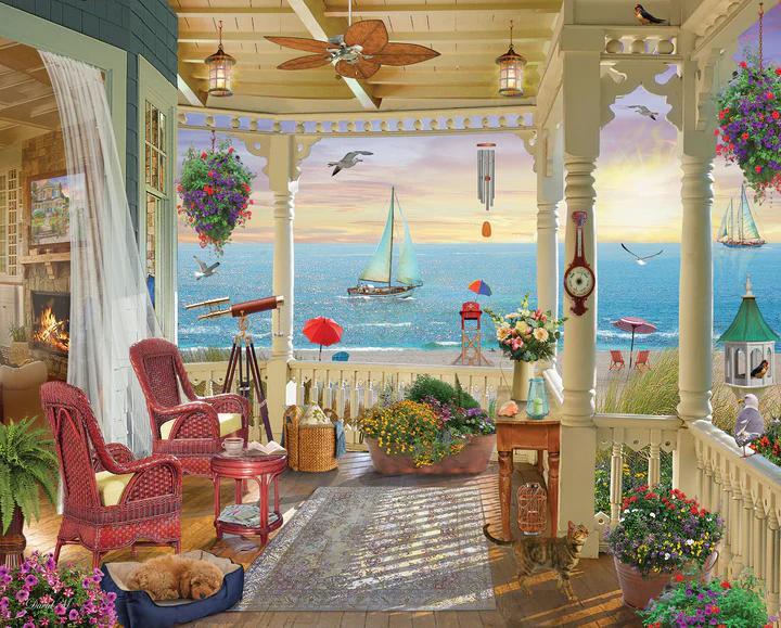 White Mountain Jigsaw Puzzle | Summer Breeze 1000 Piece White Mountain Jigsaw Puzzle | Summer Breeze 1000 Piece