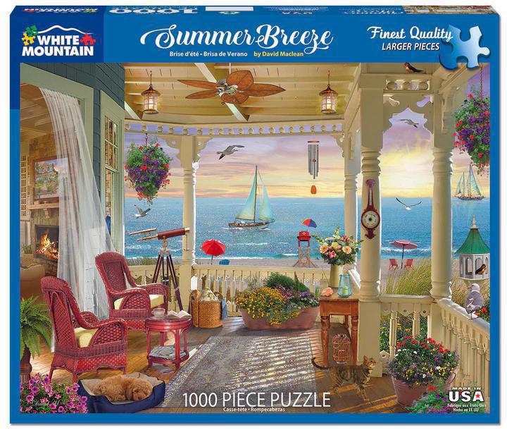White Mountain Jigsaw Puzzle | Summer Breeze 1000 Piece White Mountain Jigsaw Puzzle | Summer Breeze 1000 Piece