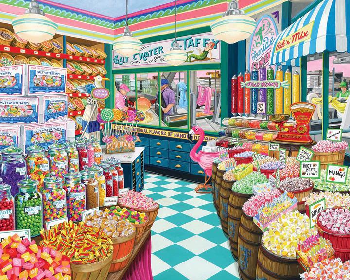 White Mountain Jigsaw Puzzle | Taffy Shop1000 Piece White Mountain Jigsaw Puzzle | Taffy Shop1000 Piece