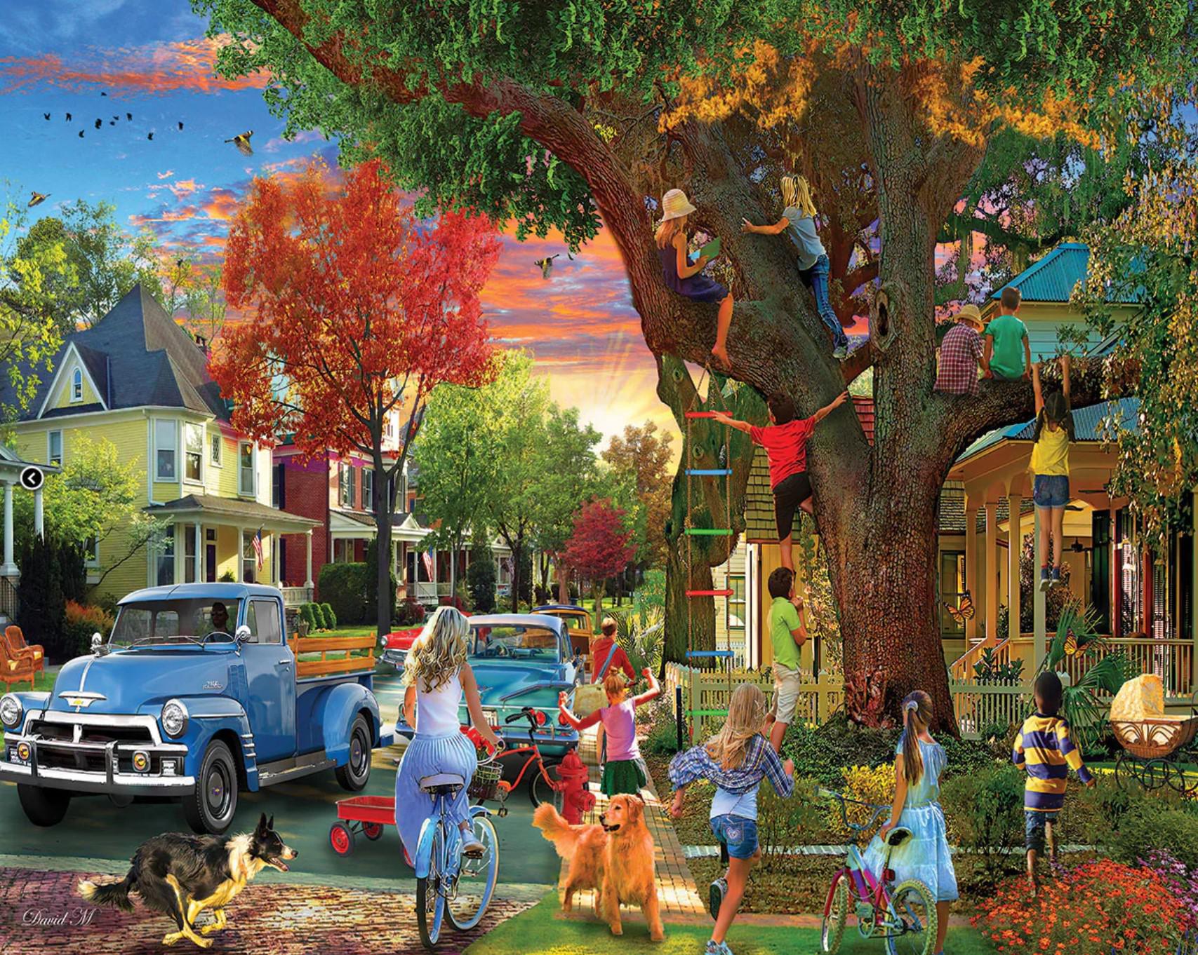 White Mountain  Jigsaw Puzzle | The Neighborhood