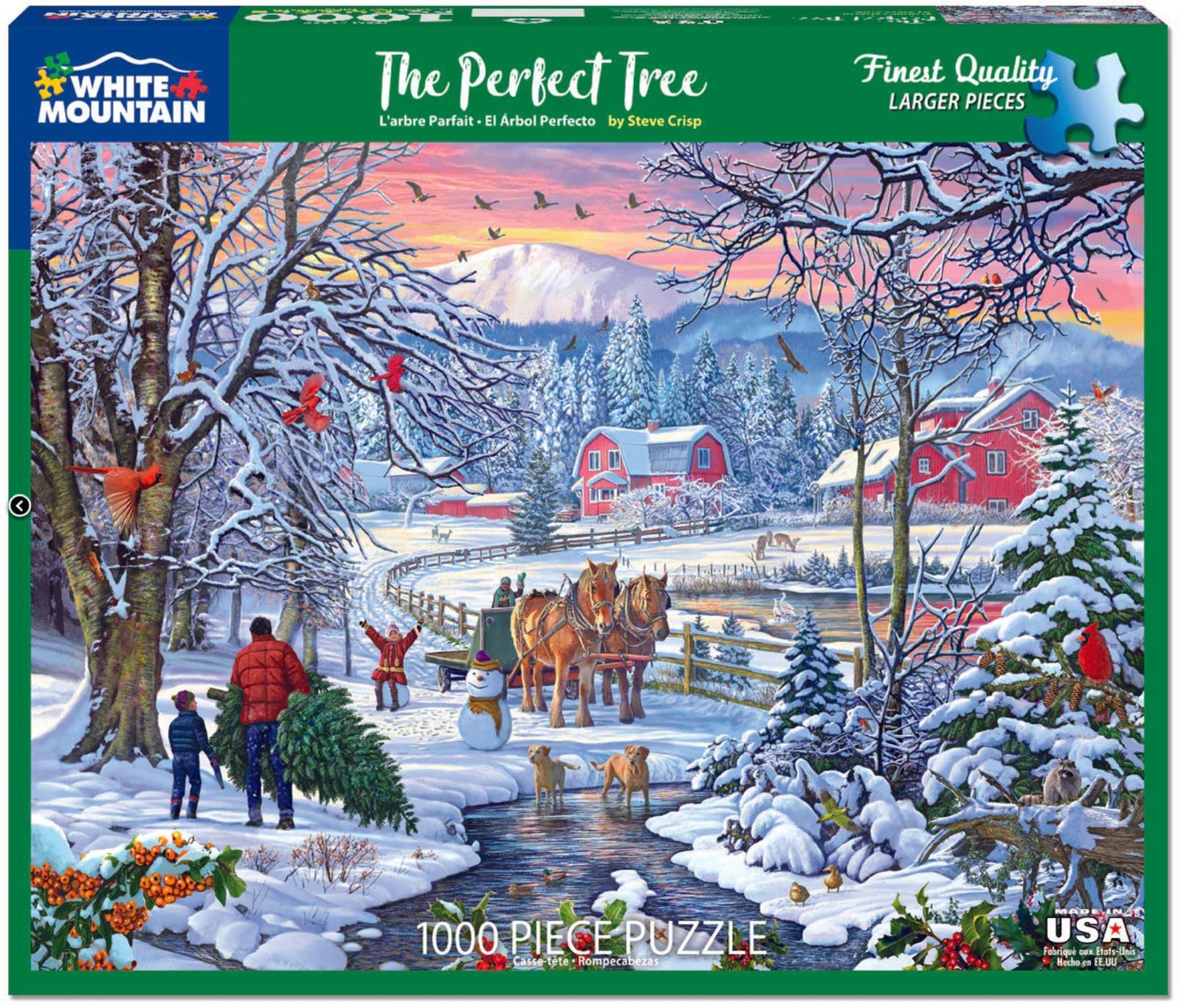 White Mountain Jigsaw Puzzle  Home Cooking 1000 Piece - Golden Gait  Mercantile