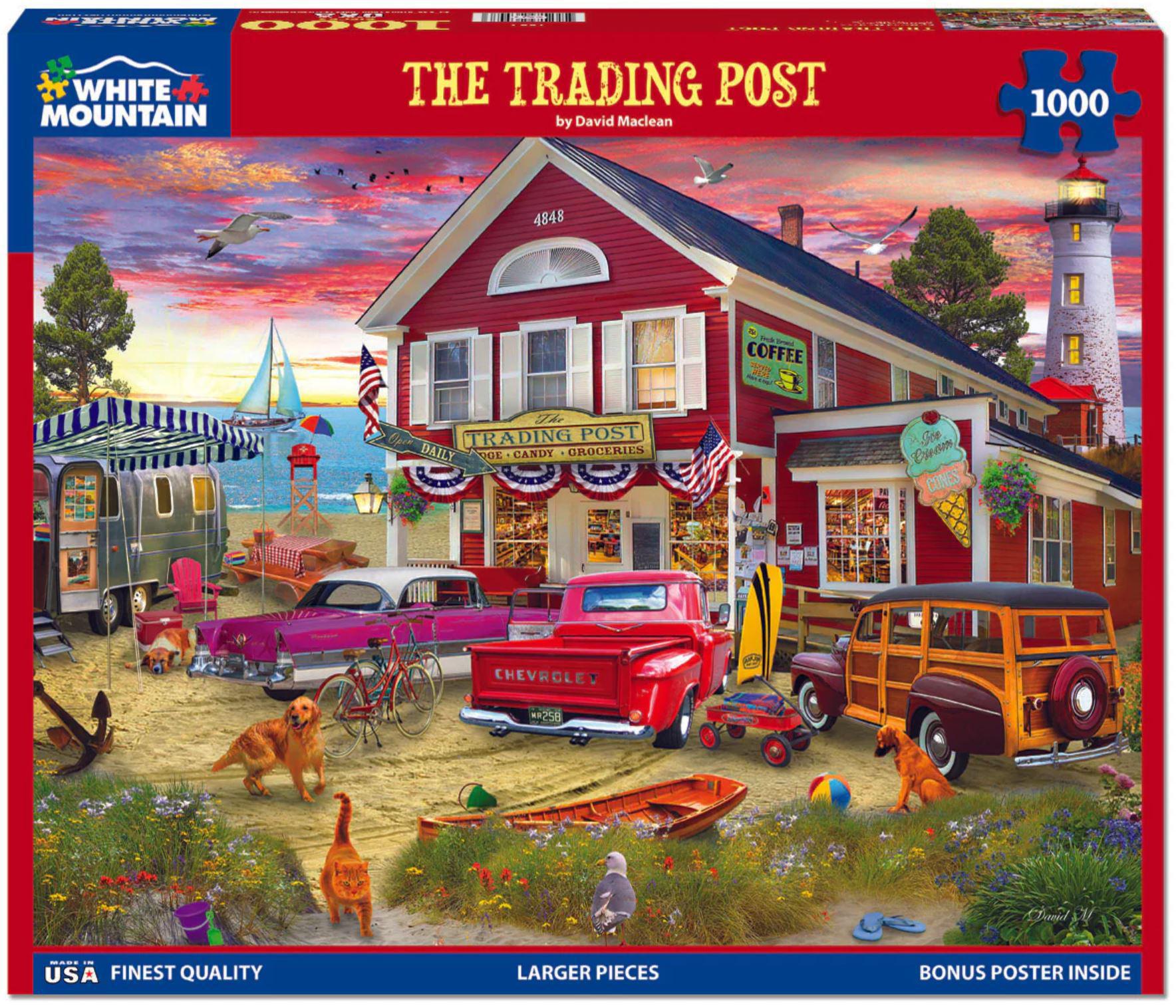 White Mountain Jigsaw Puzzle | The Trading Post 1000 Piece