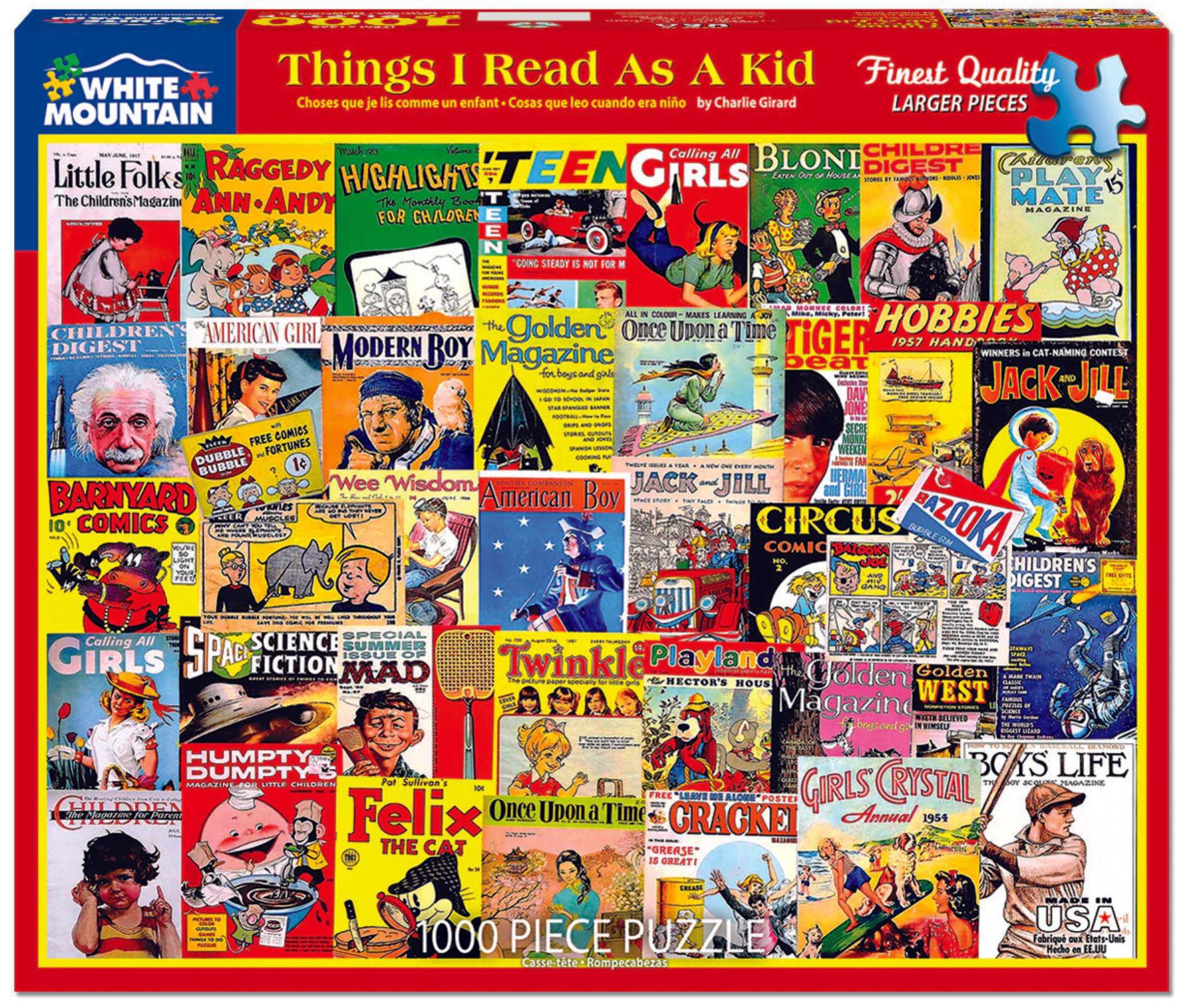 White Mountain Jigsaw Puzzle | Things I Read as a Kid 1000 Piece