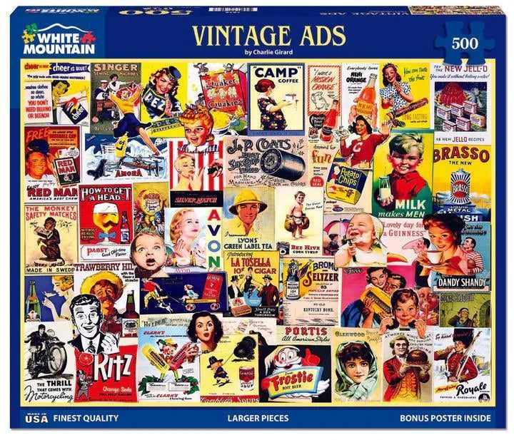 White Mountain  Jigsaw Puzzle | Vintage Ads White Mountain  Jigsaw Puzzle | Vintage Ads
