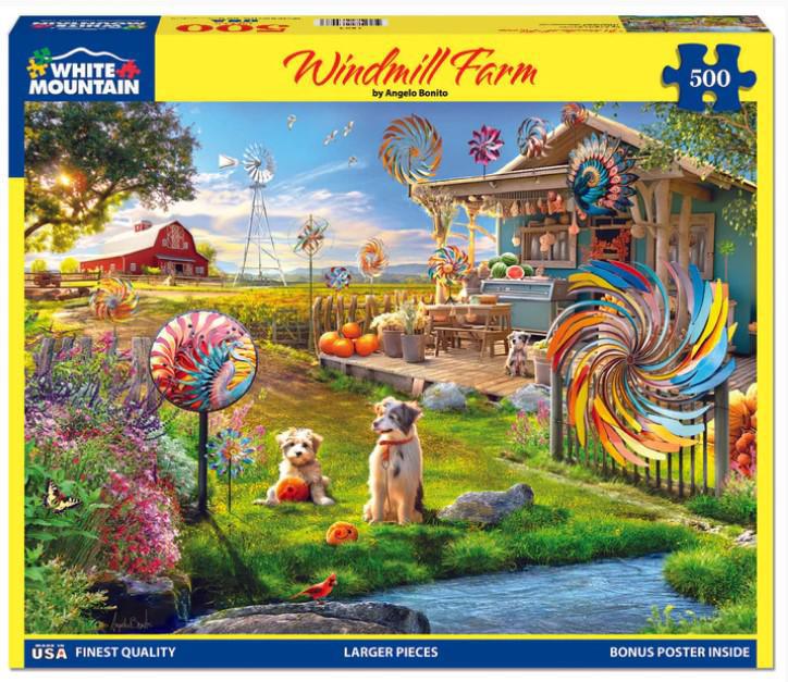 White Mountain  Jigsaw Puzzle | Windmill Farm