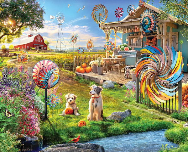 White Mountain  Jigsaw Puzzle | Windmill Farm