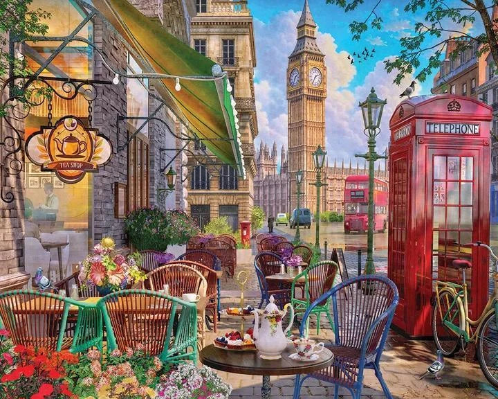 White Mountain Puzzle | Afternoon Tea (2260pz) - 1000 Piece Jigsaw Puzzle White Mountain Puzzle | Afternoon Tea (2260pz) - 1000 Piece Jigsaw Puzzle
