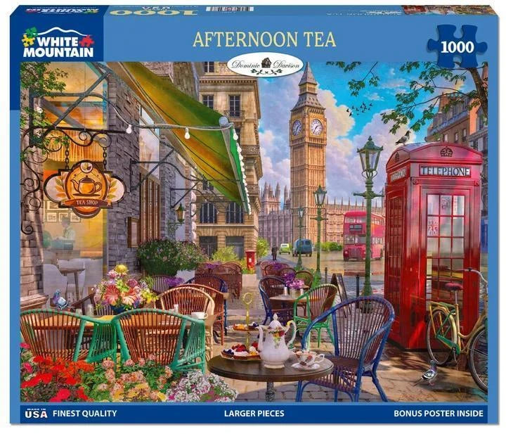 White Mountain Puzzle | Afternoon Tea (2260pz) - 1000 Piece Jigsaw Puzzle White Mountain Puzzle | Afternoon Tea (2260pz) - 1000 Piece Jigsaw Puzzle