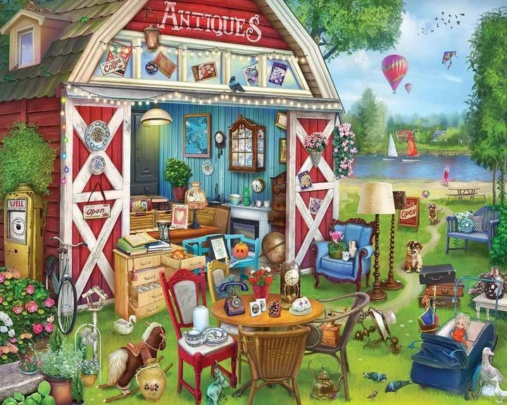 White Mountain Puzzle | Antiques (2196pz) - 1000 Piece Jigsaw Puzzle White Mountain Puzzle | Antiques (2196pz) - 1000 Piece Jigsaw Puzzle