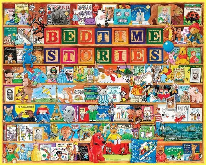 White Mountain Puzzle | Bedtime Stories (2151pz) - 1000 Piece Jigsaw Puzzle White Mountain Puzzle | Bedtime Stories (2151pz) - 1000 Piece Jigsaw Puzzle