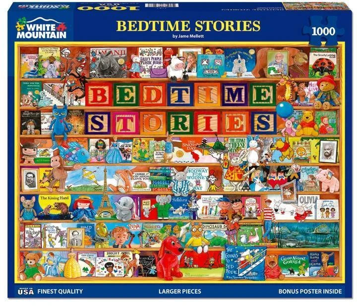 White Mountain Puzzle | Bedtime Stories (2151pz) - 1000 Piece Jigsaw Puzzle White Mountain Puzzle | Bedtime Stories (2151pz) - 1000 Piece Jigsaw Puzzle