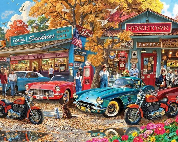 White Mountain Puzzle | Country Cafe (2174pz) - 1000 Piece Jigsaw Puzzle White Mountain Puzzle | Country Cafe (2174pz) - 1000 Piece Jigsaw Puzzle