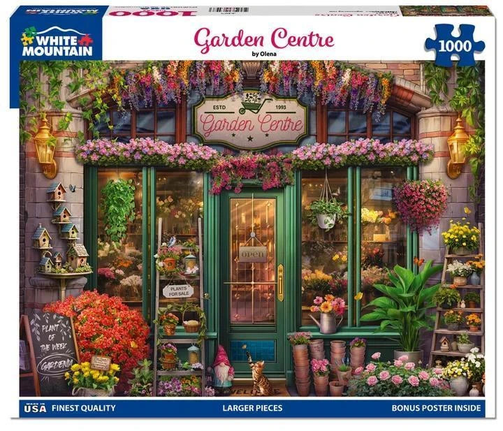 White Mountain Puzzle | Garden Centre (2204pz) - 1000 Piece Jigsaw Puzzle White Mountain Puzzle | Garden Centre (2204pz) - 1000 Piece Jigsaw Puzzle
