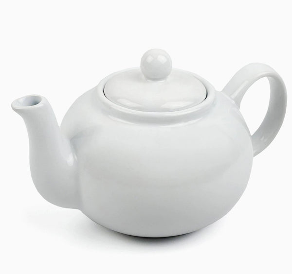 Stoneware Tea Pot 16 oz. White
