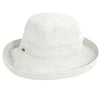 Women's Cotton Sun Hat | Bari White