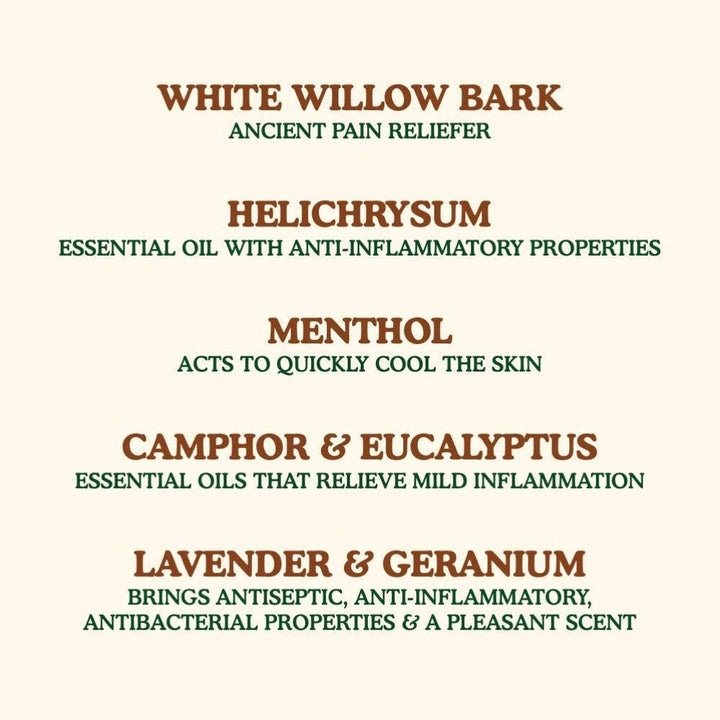 Willow Balm Homeopathic Pain Relief Cream