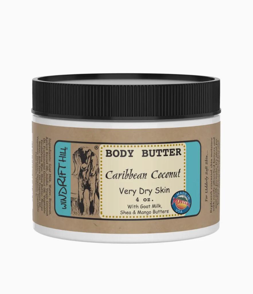 Windrift Hill Creamy Goat Milk Body Butter | Caribbean Coconut