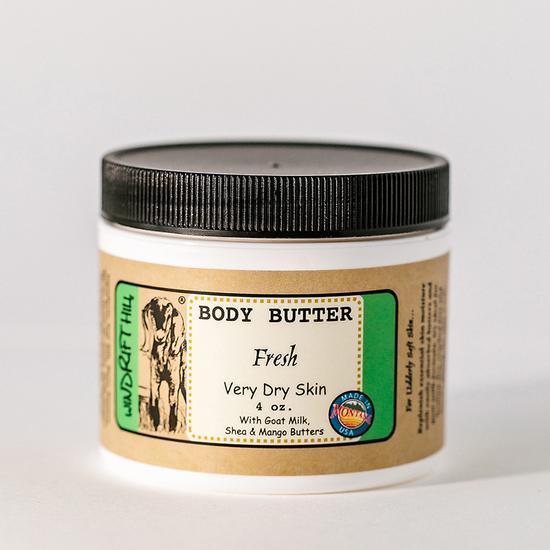 Windrift Hill Creamy Goat Milk Body Butter | Fresh Windrift Hill Creamy Goat Milk Body Butter | Fresh