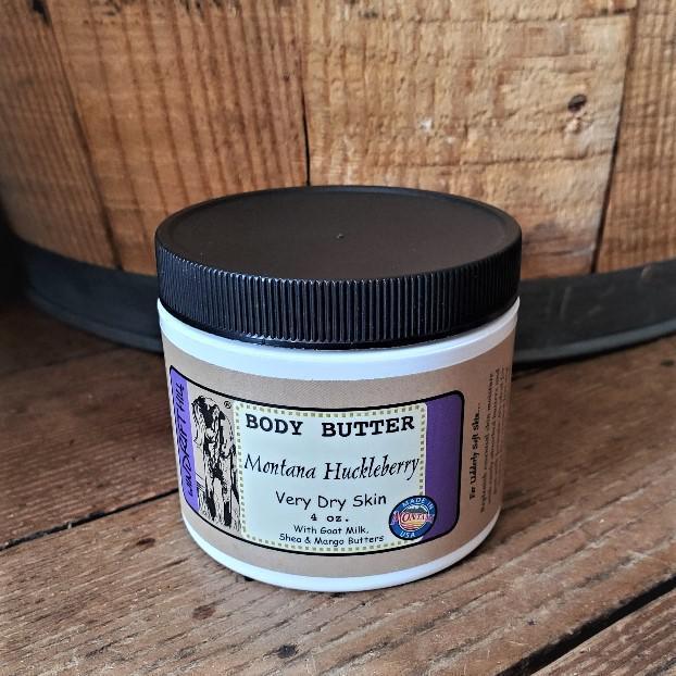 Windrift Hill Creamy Goat Milk Body Butter | Montana Huckleberry Windrift Hill Creamy Goat Milk Body Butter | Montana Huckleberry
