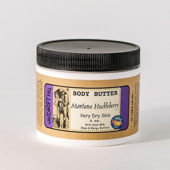 Windrift Hill Creamy Goat Milk Body Butter | Montana Huckleberry Windrift Hill Creamy Goat Milk Body Butter | Montana Huckleberry