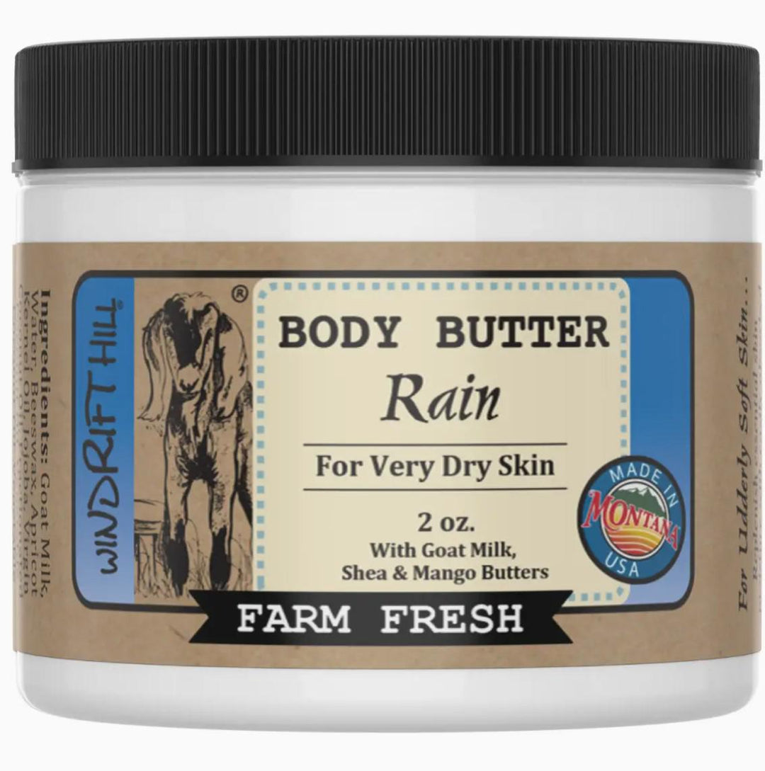 Windrift Hill Creamy Goat Milk Body Butter | Rain Windrift Hill Creamy Goat Milk Body Butter | Rain