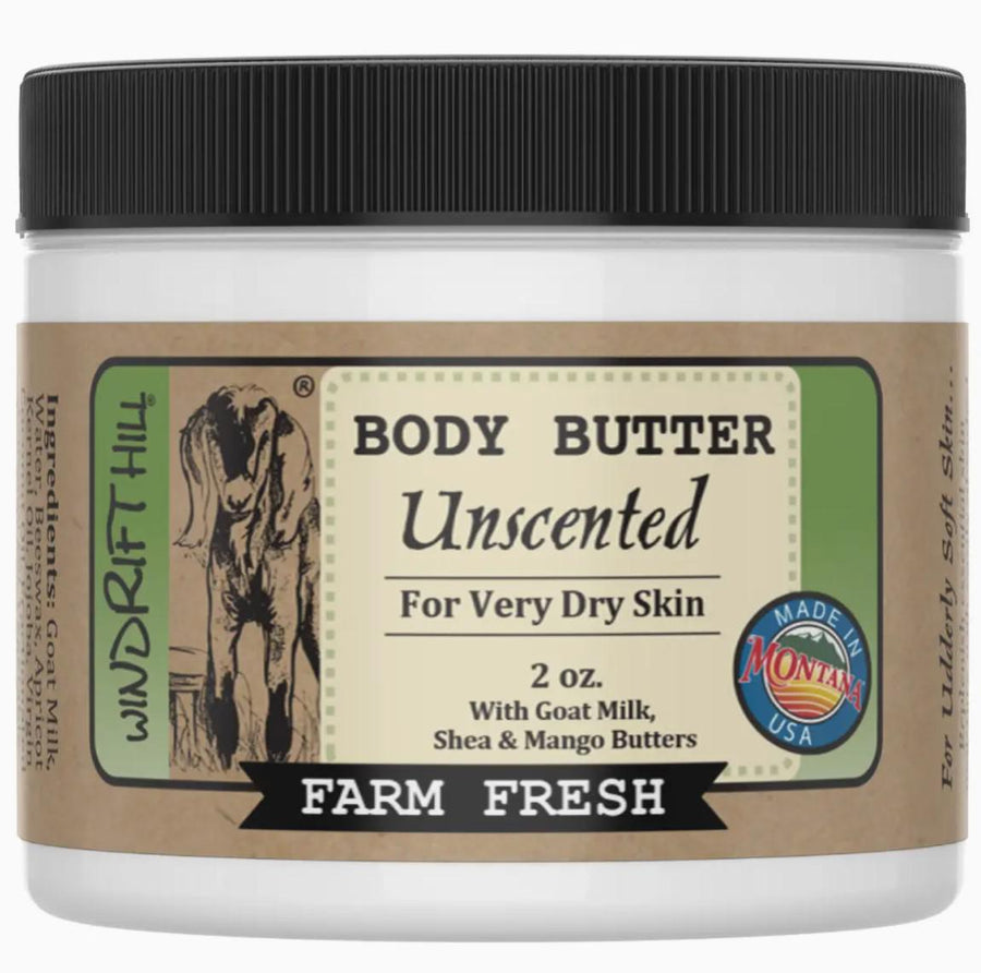 Windrift Hill Creamy Goat Milk Body Butter | Unscented Windrift Hill Creamy Goat Milk Body Butter | Unscented