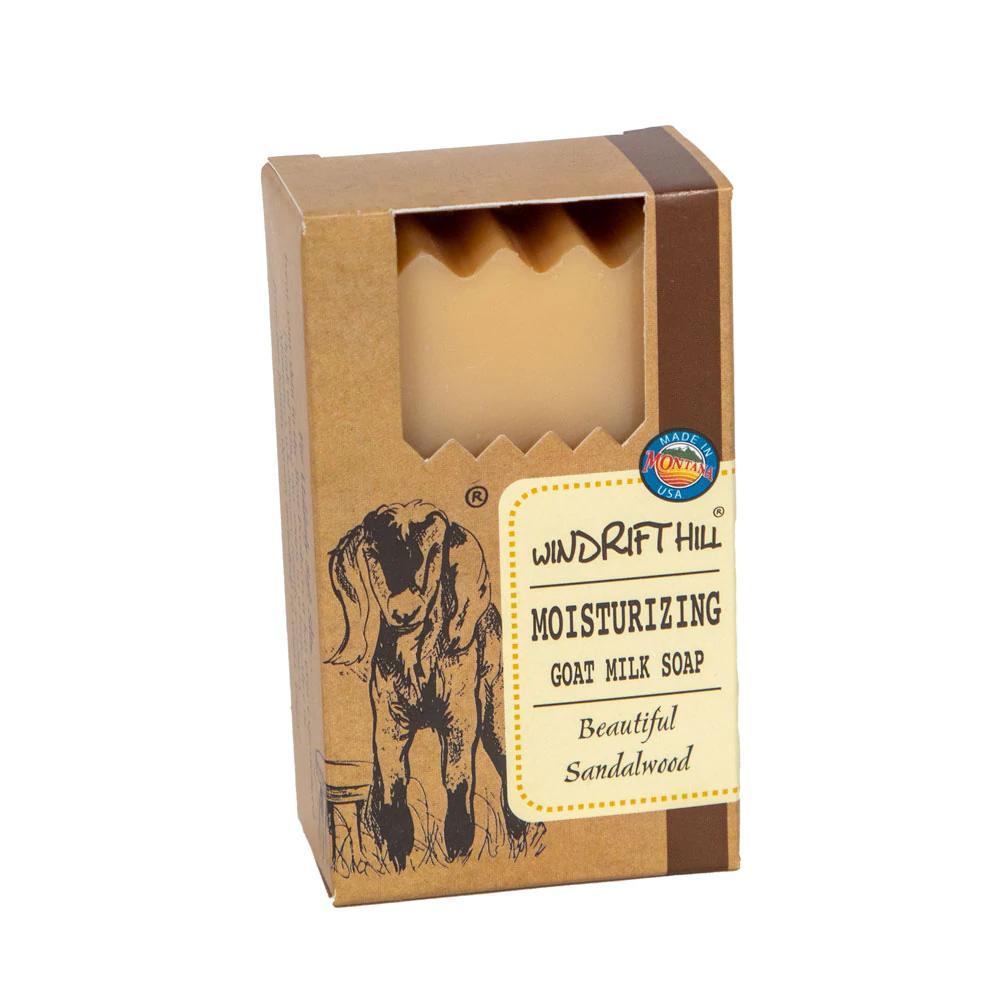 Windrift Hill Moisturizing Goat Milk Soap | Beautiful Sandalwood Windrift Hill Moisturizing Goat Milk Soap | Beautiful Sandalwood