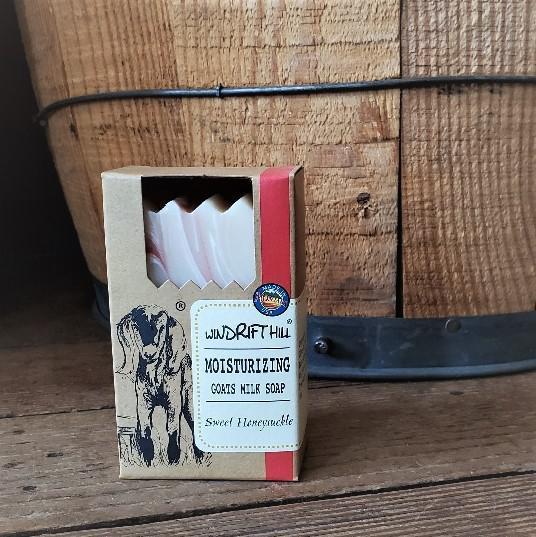Windrift Hill Moisturizing Goat Milk Soap | Sweet Honeysuckle Windrift Hill Moisturizing Goat Milk Soap | Sweet Honeysuckle