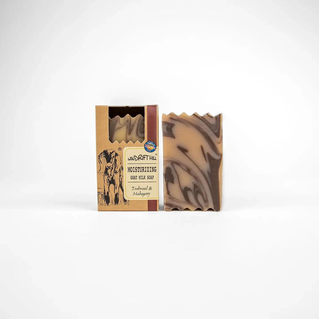 Windrift Hill Moisturizing Goat Milk Soap | Teakwood & Mahogany Windrift Hill Moisturizing Goat Milk Soap | Teakwood & Mahogany