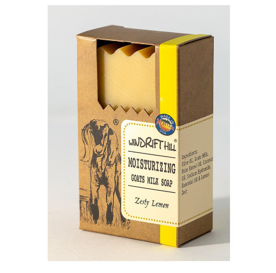 Windrift Hill Moisturizing Goat Milk Soap | Zesty Lemon Windrift Hill Moisturizing Goat Milk Soap | Zesty Lemon