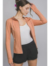 Women's Knit Solid Long Sleeve Performance Jacket | Truffle