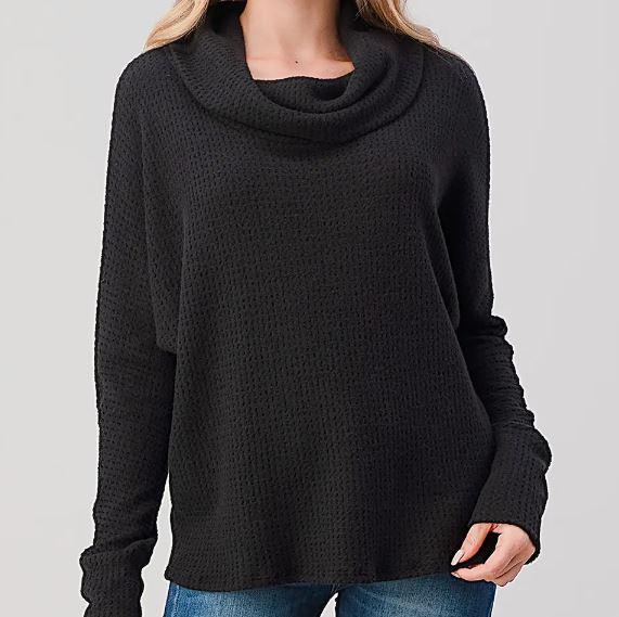 Women's Long Sleeve Turtle Neck Top