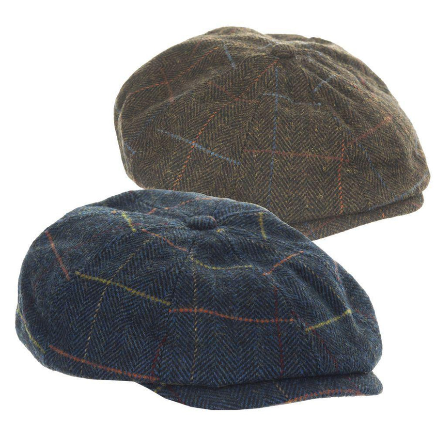 Wool Blend Newsboy Self Fabric Sweatband DONNACHA Wool Blend Newsboy Self Fabric Sweatband DONNACHA