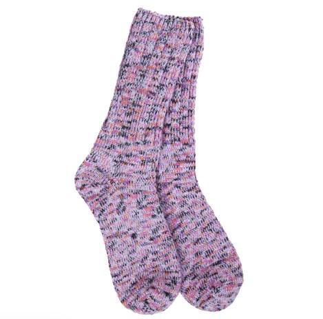 World's Softest Socks Weekend Ragg Crew | Lavender