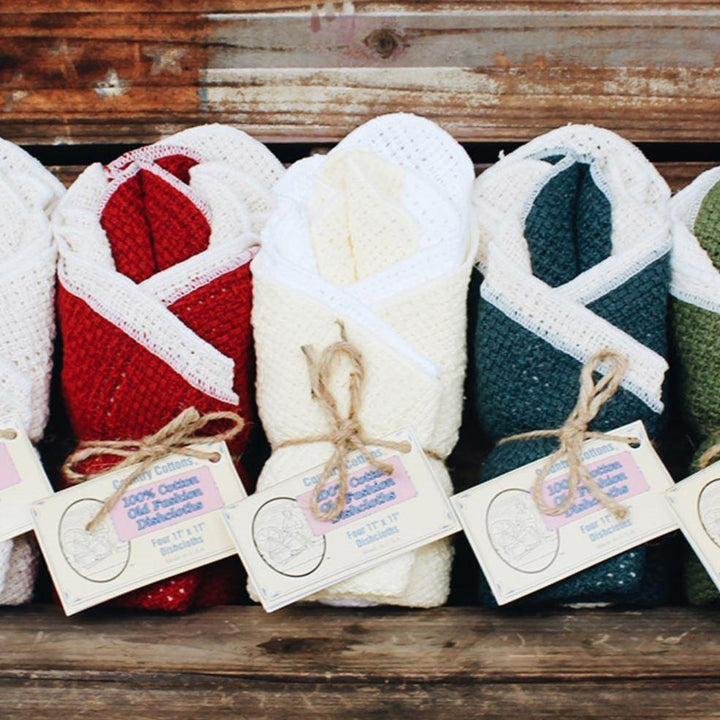 Woven Dishcloths 100% Cotton USA Made Woven Dishcloths 100% Cotton USA Made