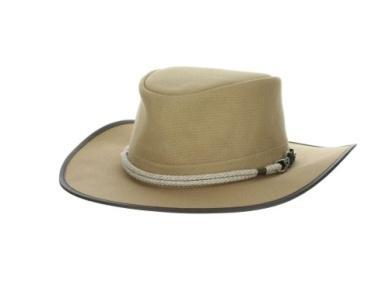 Wrangell Canvas Aussie Safari Hat | Khaki