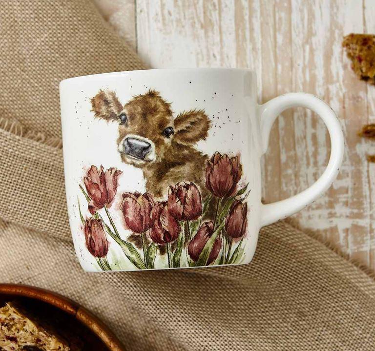 Wrendale Bone China Mug | Cow " Bessie"