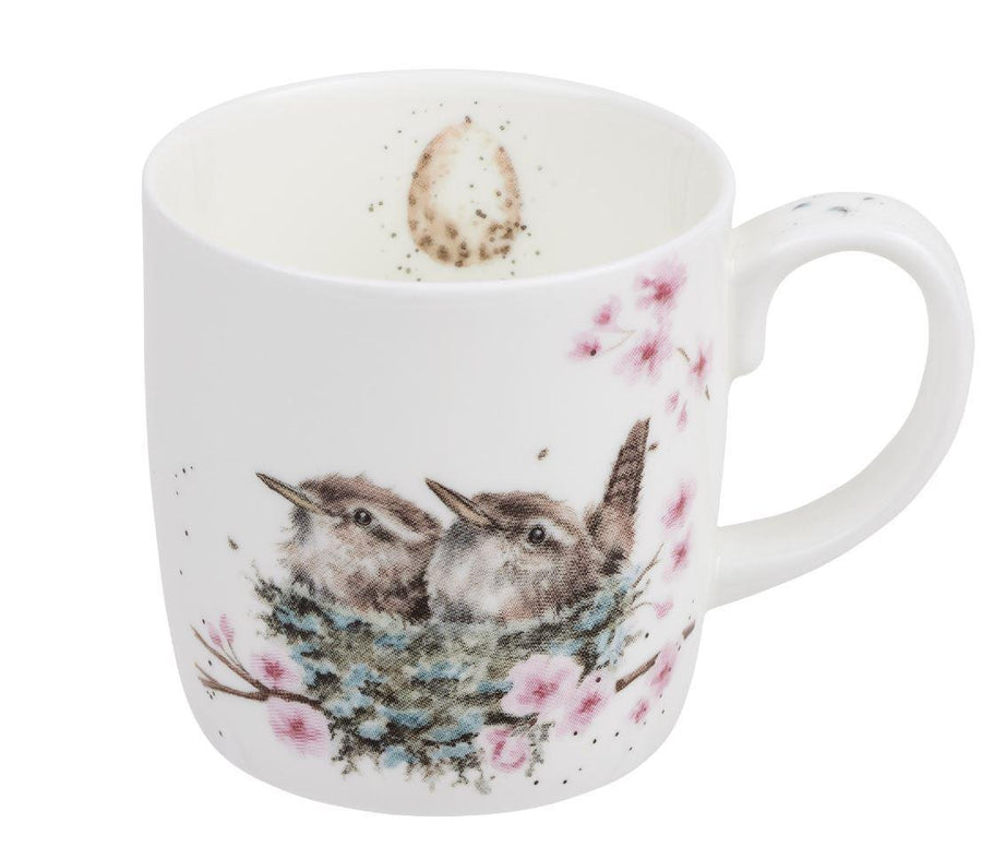 Wrendale Bone China Mug | Feather Your Nest Bird