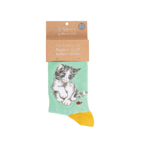 Wrendale Children's Socks | Cat - Ladybird Size Wrendale Children's Socks | Cat - Ladybird Size