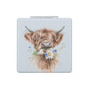 Wrendale Compact Mirror | Daisy Coo Highland Cow Wrendale Compact Mirror | Daisy Coo Highland Cow