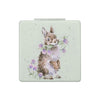 Wrendale Compact Mirror | Head Clover Heels Rabbit Wrendale Compact Mirror | Head Clover Heels Rabbit