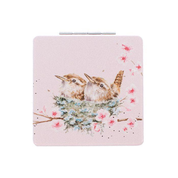 Wrendale Compact Mirror | Home Tweet Home Wrens Wrendale Compact Mirror | Home Tweet Home Wrens